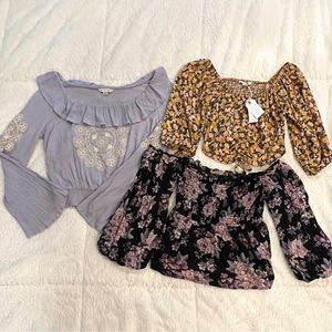 American Eagle Crop Top Bundle Size XS